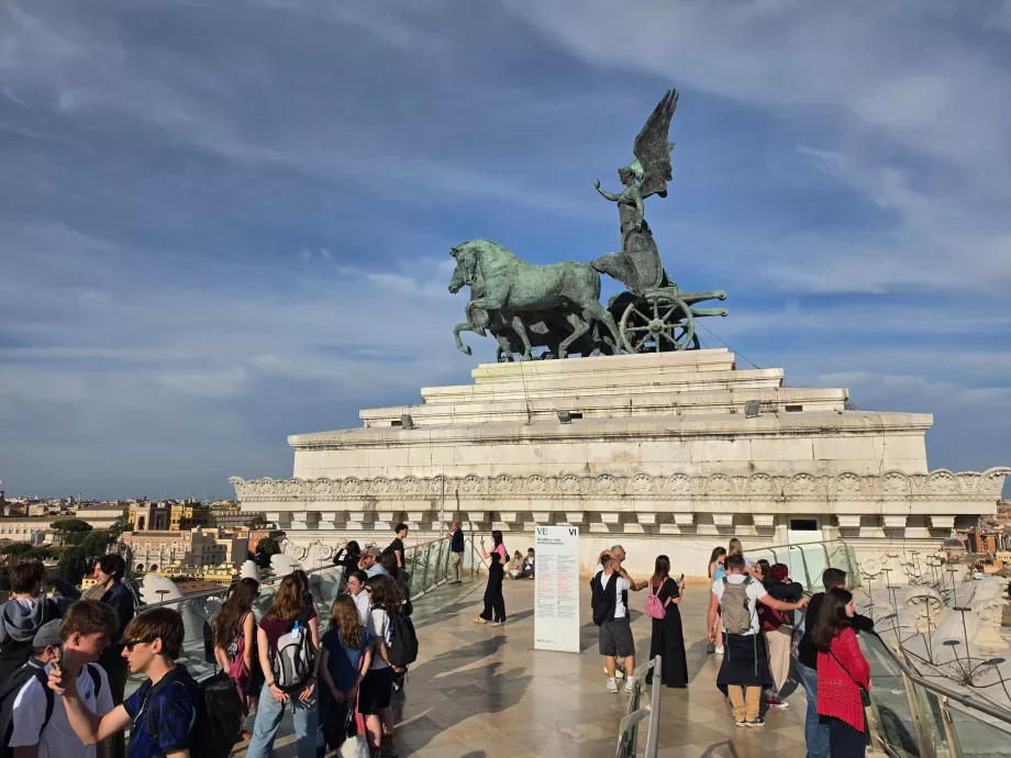 Altare della Patria, paid part