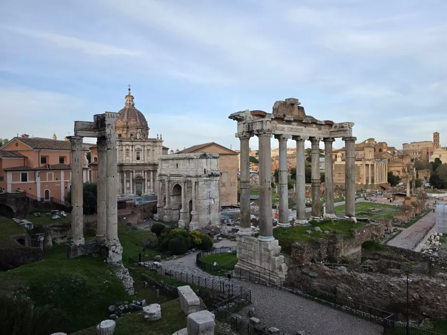 View of the Roman Forum from the Capitol