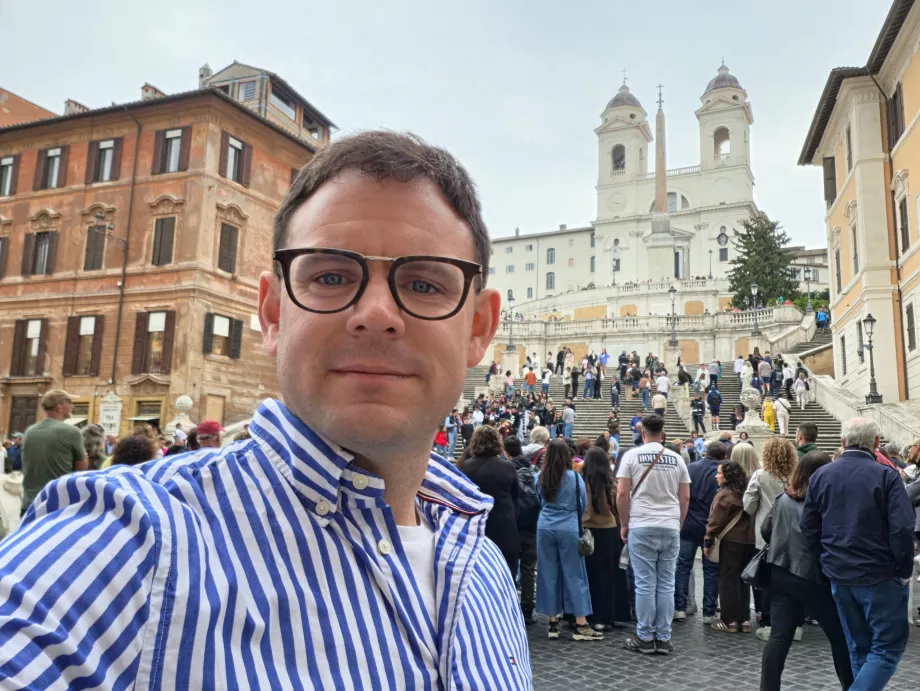 Me at the Spanish Steps