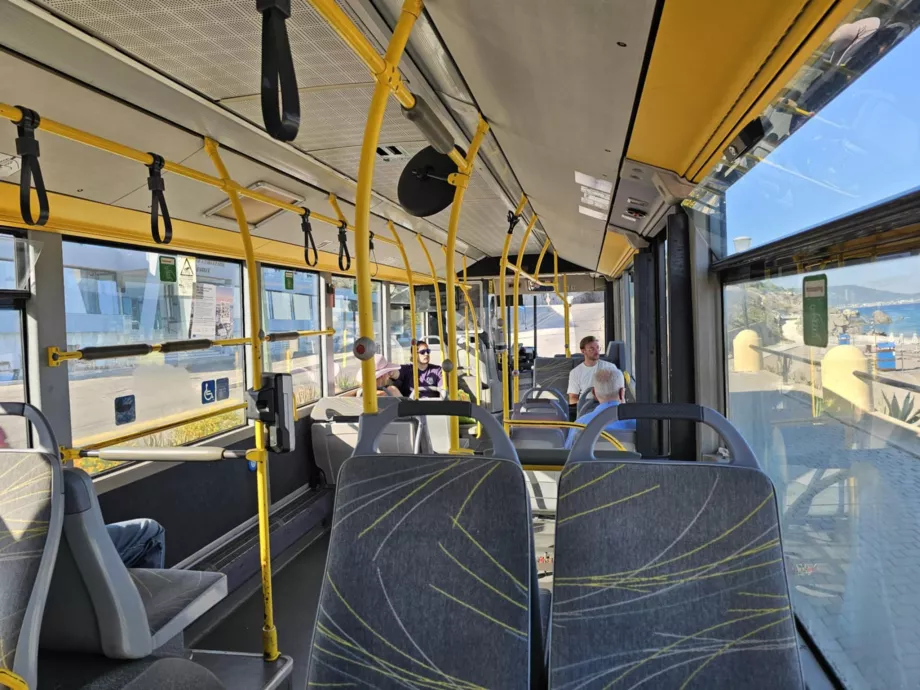 Interior of D.E.S. Roda buses
