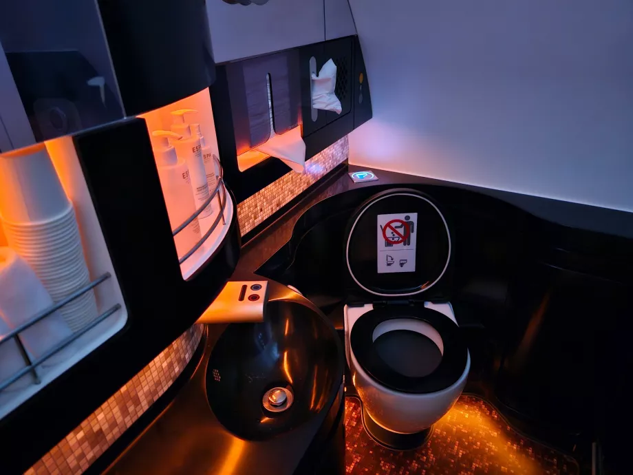 Private toilets for the Residence