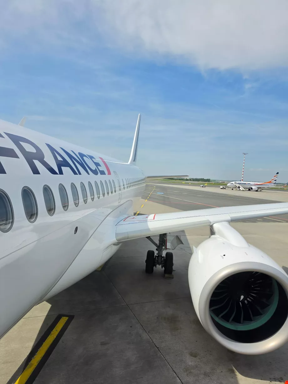 Boarding the aircraft