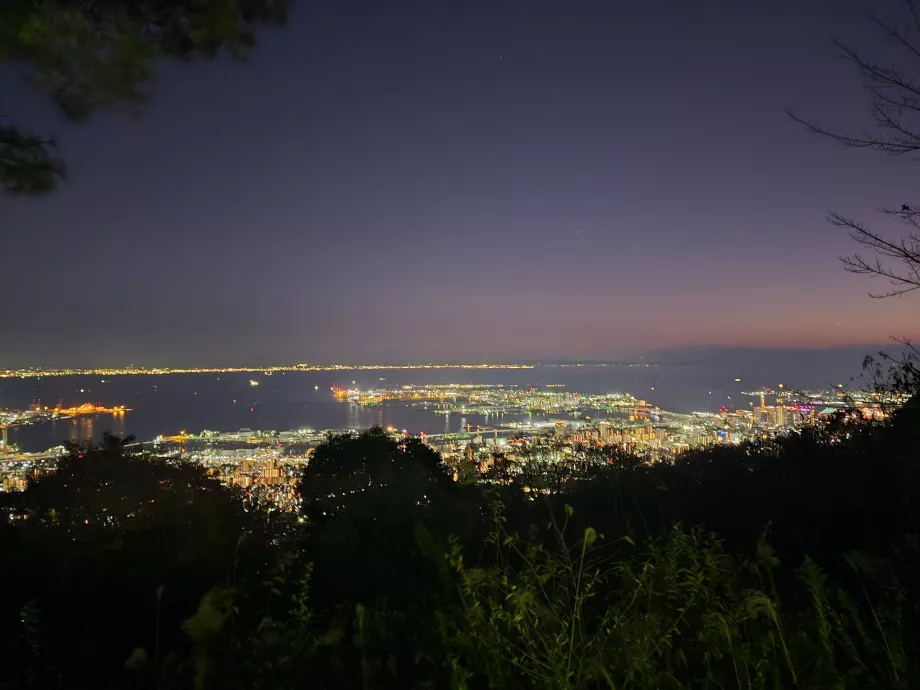 View from the top station of the Maya cable car