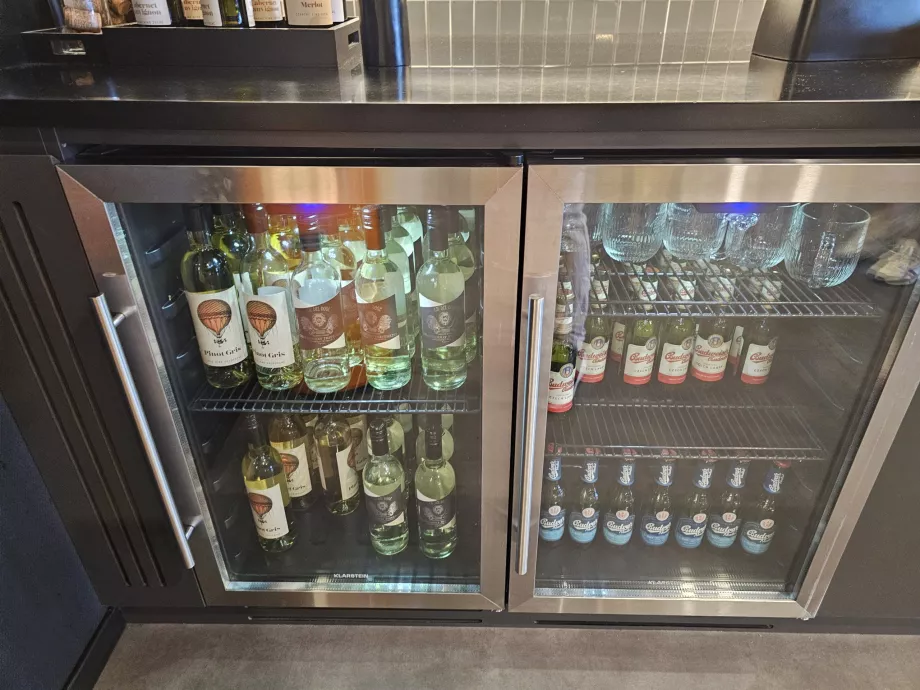 White wine and beer