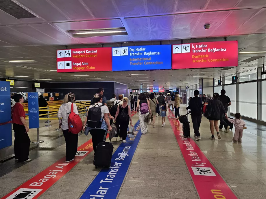Transfer between flights, Istanbul SAW airport