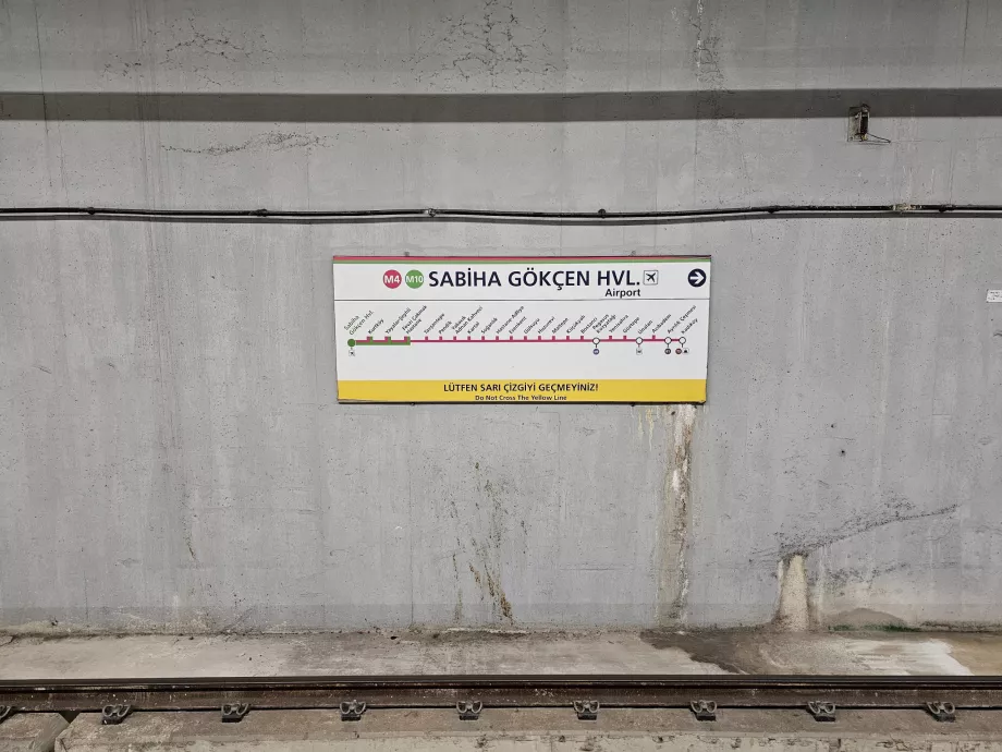 Sabiha Gokcen Airport metro station
