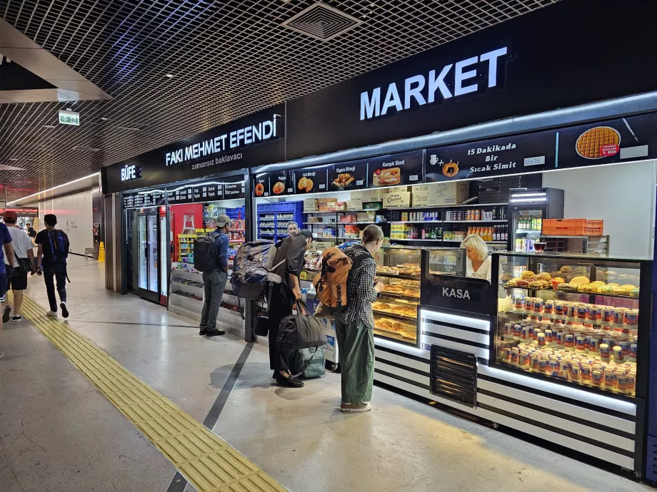 Minimarket near the metro station