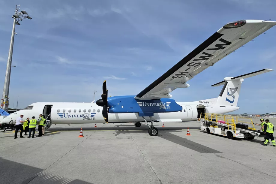 Fly Universal Air at Munich Airport