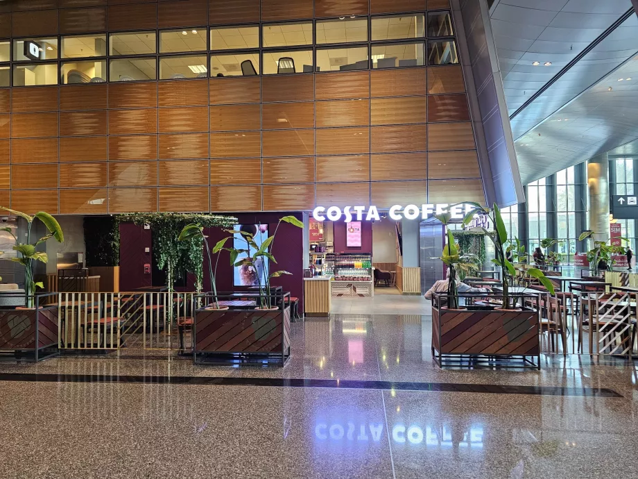 Costa Coffee, public part of the arrivals hall
