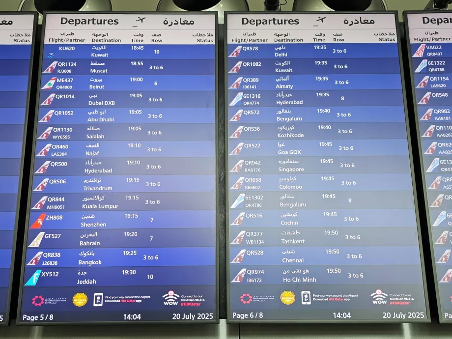 Departure board