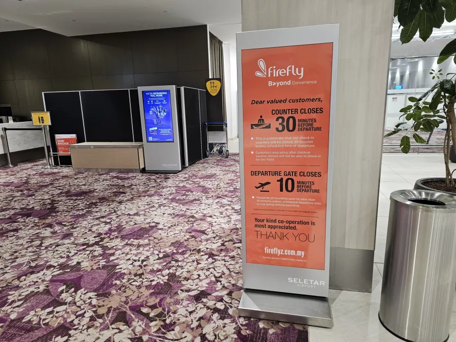 Information on check-in times