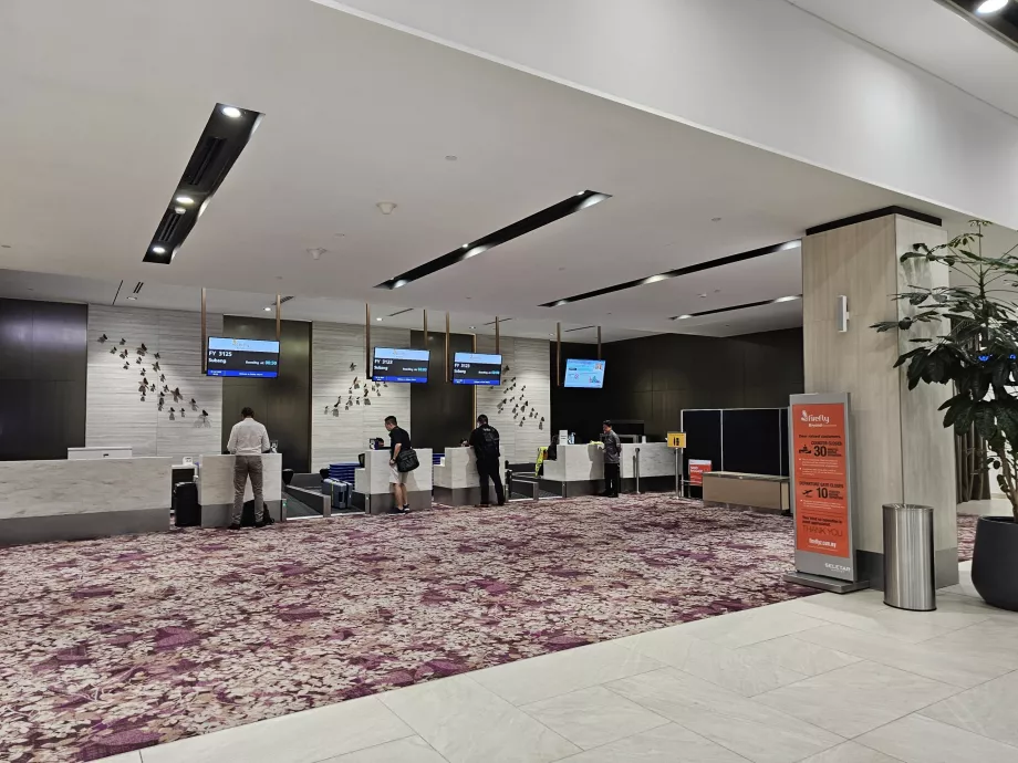 Check-in desks