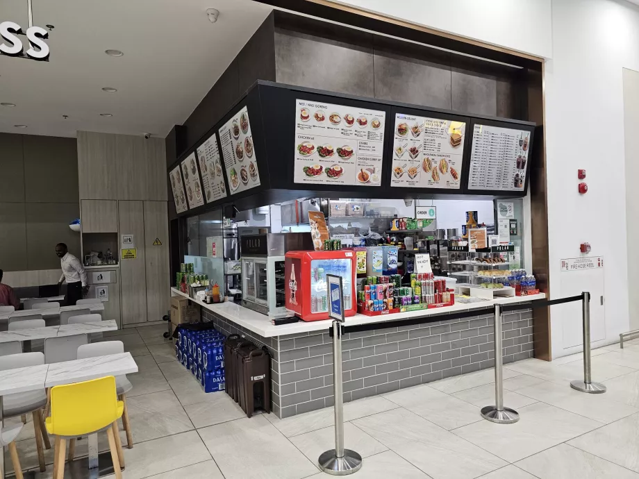 Refreshments in the public area